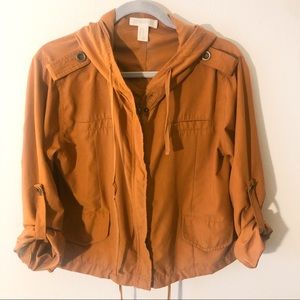 Brown Lightweight Utility Jacket Forever 21 Medium